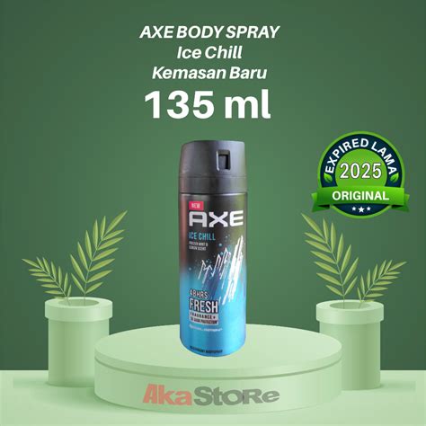 Jual Axe Body Spray Ice Chill Kemasan Baru 135ml Shopee Indonesia