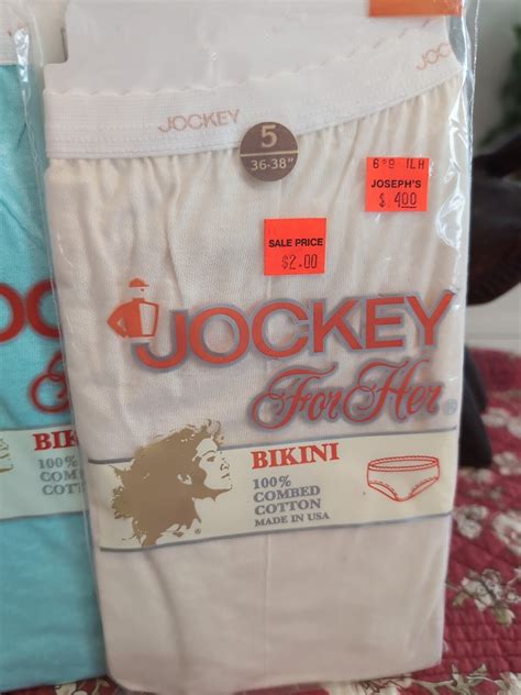 Jockey For Her Vintage Bikini Size 5 100 Cotton 3 Gem