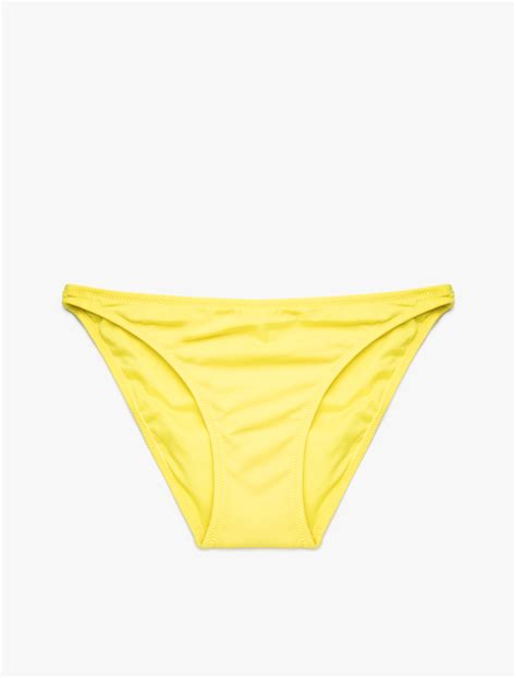 Sarı Kadın Mix Match Bikini Altı 5YAK88500OM Koton