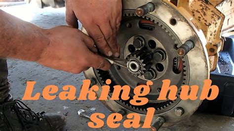 Leaking Hub Seal Youtube