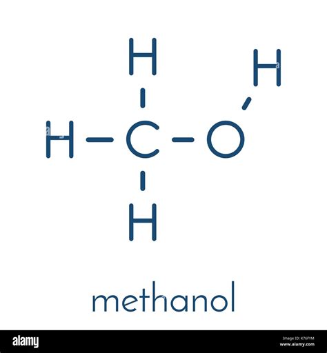 Methanol Skeletal Structure