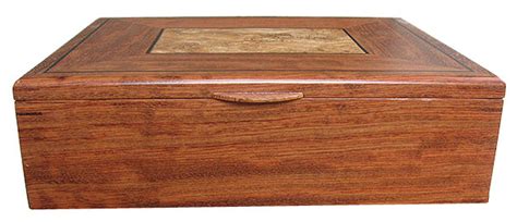 Handcrafted Wood Box Large Keepsake Box Made Of Bubinga Spalted Maple