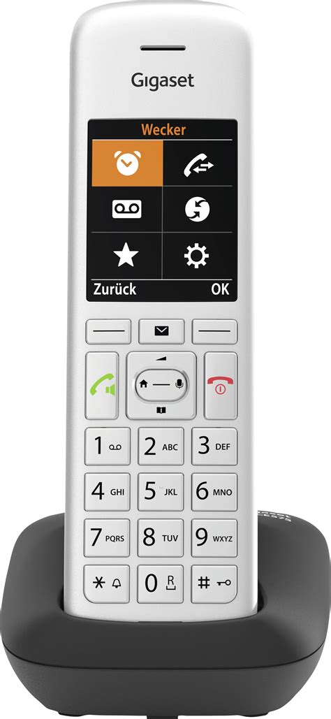 Gigaset CE575 A Trio DECT Handset Silver Black Conrad