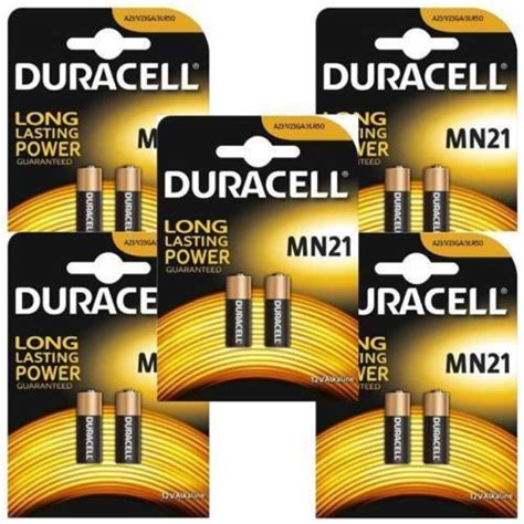 GENUINE 10 X DURACELL MN21 A23 12V ALKALINE BATTERY 23A K23A E23A V23GA