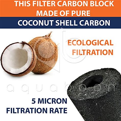 Aquaboon Big Blue Coconut Shell Water Filter Cartridge Activated