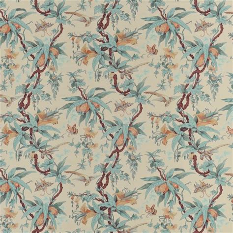 Ralph Lauren Mary Day Botanical Tea Fabric Frl5113 01 Mk Home Interiors