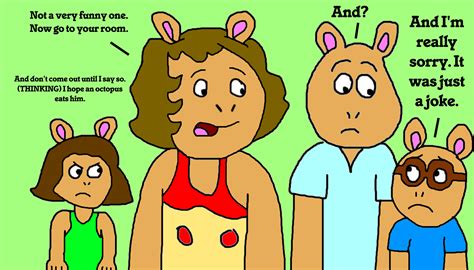 Arthur S Sorry For The Octopus Joke On D W By Mjegameandcomicfan89 On Deviantart