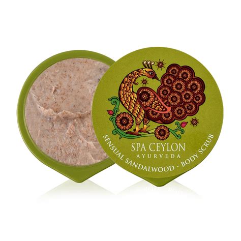 Sensual Sandalwood Body Scrub Spa Ceylon Australia