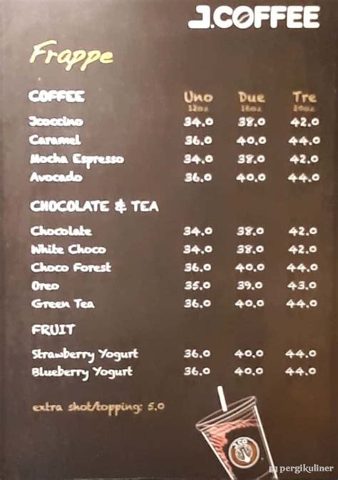 Jco Menu Updated Prices In Philippines Off