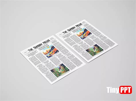 Newspaper Template For Google Slides ‣ TinyPPT