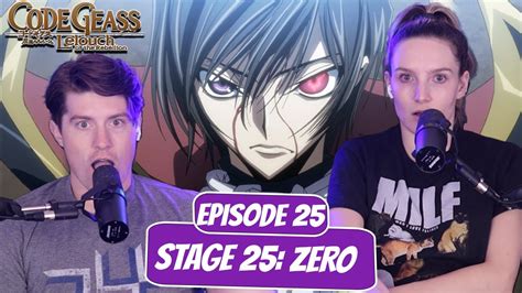 Zero Revealed Code Geass Newlyweds Reaction Ep 25 “stage 25 Zero” Youtube