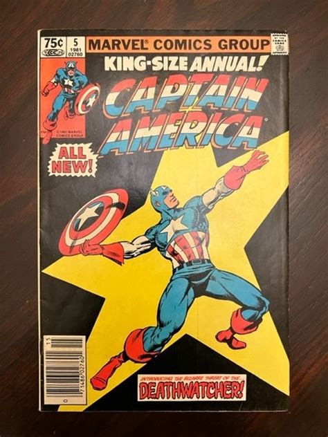 Captain America Annual 5 Newsstand Edition 1981 Comic Books