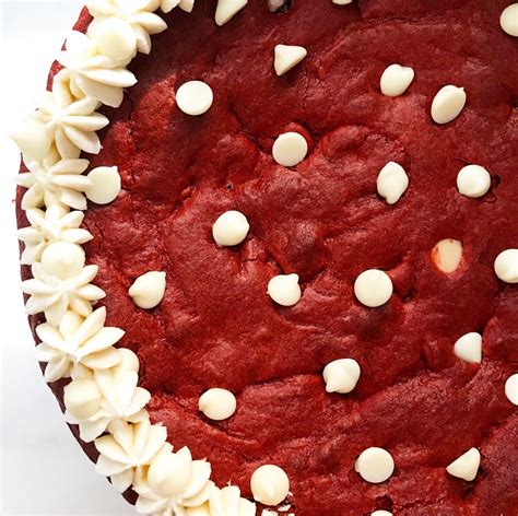 Red Velvet Cookie Cake E2 Bakes Brooklyn