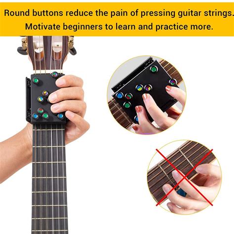 Guitar Chord Trainer Acoustic Guitar Chord Learning System Guitar Chord Practice Aids