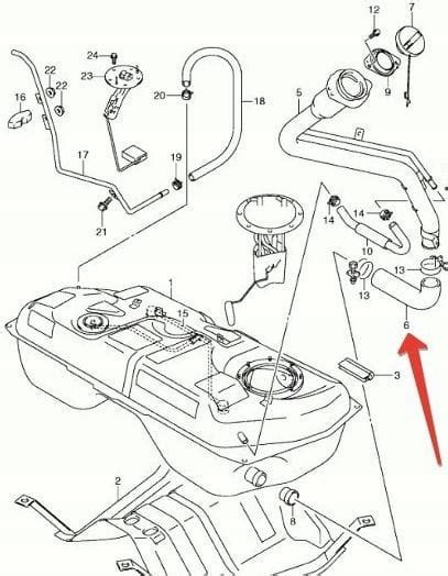 Przew D Wlewu Paliwa Suzuki Vitara Orygina Cz Ci Aso Cf