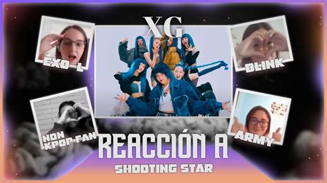 Reacción a XG SHOOTING STAR Official Music Video YouTube