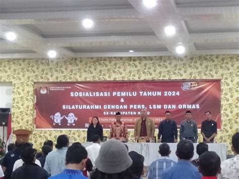 Kpud Karo Buka Sosialisasi Pemilu Tahun Bersama Insan Pers Lsm