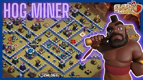 Como Atacar Cv Queen Walk E Hog Miner Clash Of Clans Youtube