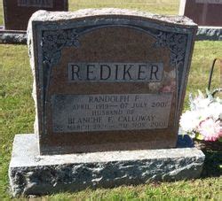 Blanche Fern Calloway Rediker Find A Grave Memorial