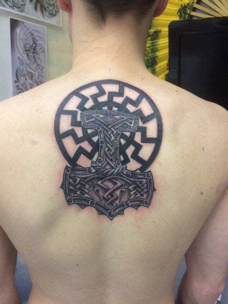 Славянские и скандинавские татуировки | эскизы | Black sun tattoo ...