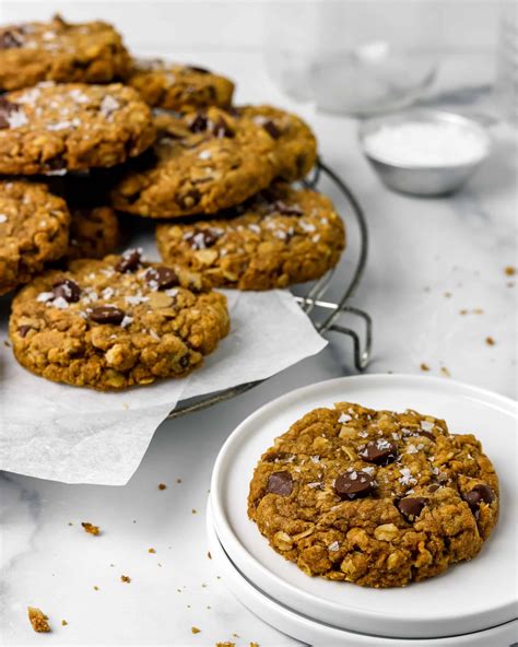 Gluten Free Brown Butter Pumpkin Oatmeal Chocolate Chip Cookies