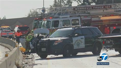 Wrong Way Driver Killed In Head On Collision On 210 Freeway In Monrovia Abc7 Los Angeles