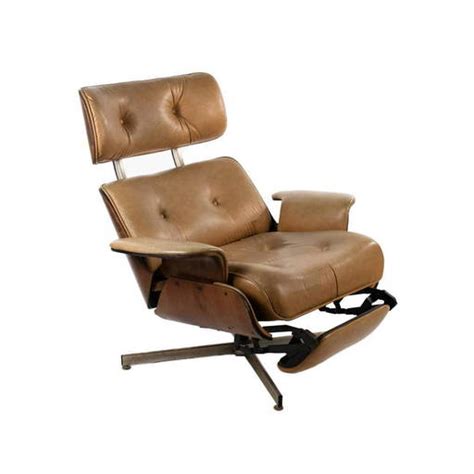 Mid Century Modern Plycraft Leather Recliner Chair