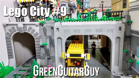 Lego City Update 9 Train Tunnelmountain Greenguitarguy Youtube