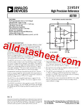 Ad Datasheet Pdf Analog Devices