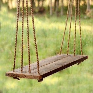 Porch Swing With Farmhouse Details X Back Outdoor Furniture Etsy