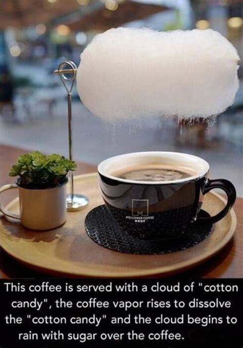 This New Hot Food Trend Lets A Cloud Of Cotton Candy Rain Into Your