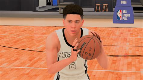 NBA 2K22 Devin Booker Cyberface Hair And Body Model High School