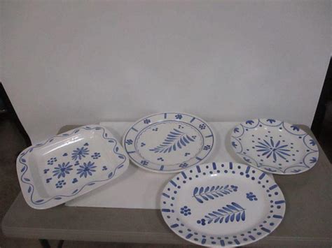 Lot Hand Painted Ceramiche Toscane Serving Platters Italy