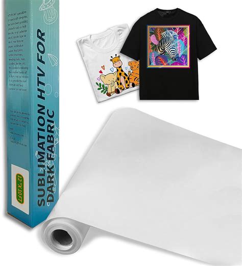 Htvront Sublimation Htv For Dark Light Fabric Matte Sublimation Vinyl