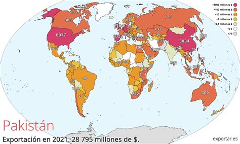 Pakistán comercio mundial Exportar es