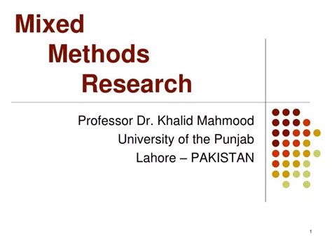 PPT - Mixed Methods Research PowerPoint Presentation, free download ...