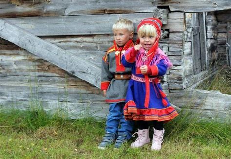 Indigeneous People Lapland Finland Sami Finnish Fashion Folk Costume