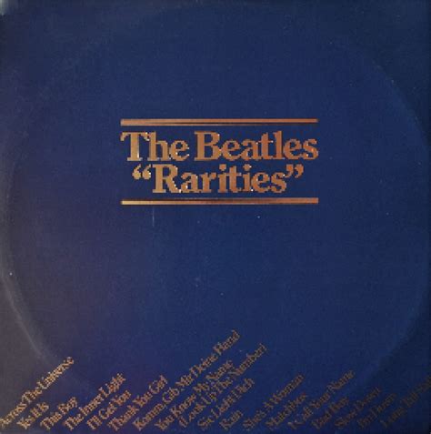 Rarities Lp Compilation Re Release Von The Beatles