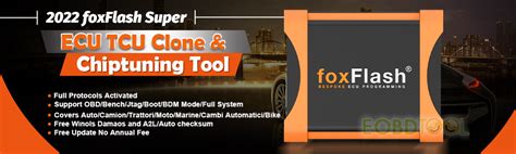 2022 FoxFlash Super ECU TCU Clone And Chiptuning Tool EOBDTOOL Blog