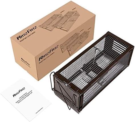 Cage Piège à Rat Vivant 30 cm Grand Réutilisable Piege a rongeur