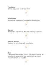 Eco Midterm Terms Population Entire Group We Want Info From