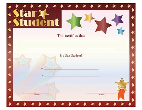Student Certificates Printable Free