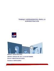 Herramientas Para La Administracion Sem Docx Trabajo Herramientas