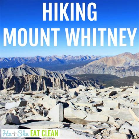 Hiking Mount Whitney