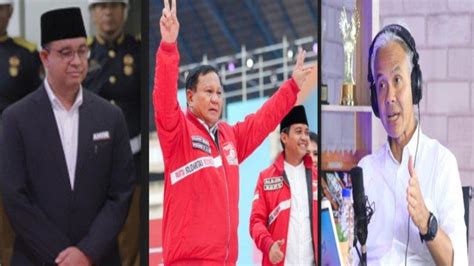 Hari Menuju Pilpres Anies Muhaimin Kejar Ganjar Mahfud