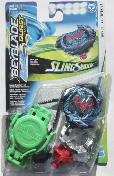 Beyblade Burst Turbo Slingshock Starter Pack Wonder Valtryek V4 Aka