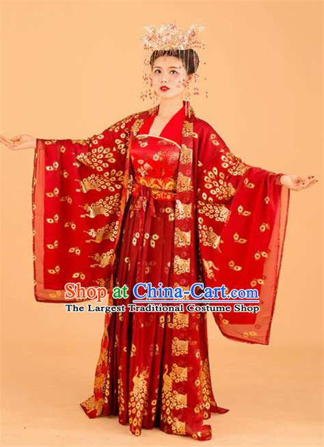 Chinese Traditional Wedding Dress Ancient Song Dynasty Bride Princess