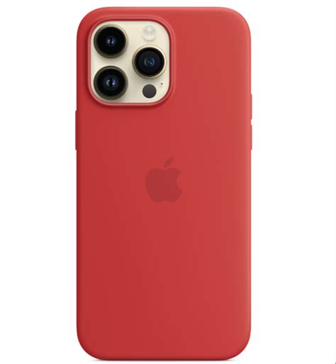 Чехол Apple Silicone Case with MagSafe для iPhone 13 Pro Max - Red