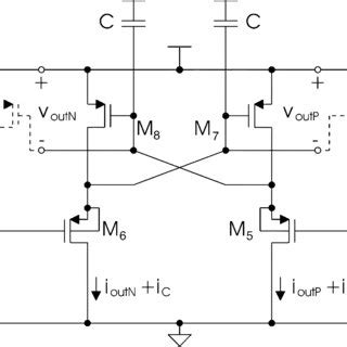circuit schematic   log domain integrator introduced  seevinck