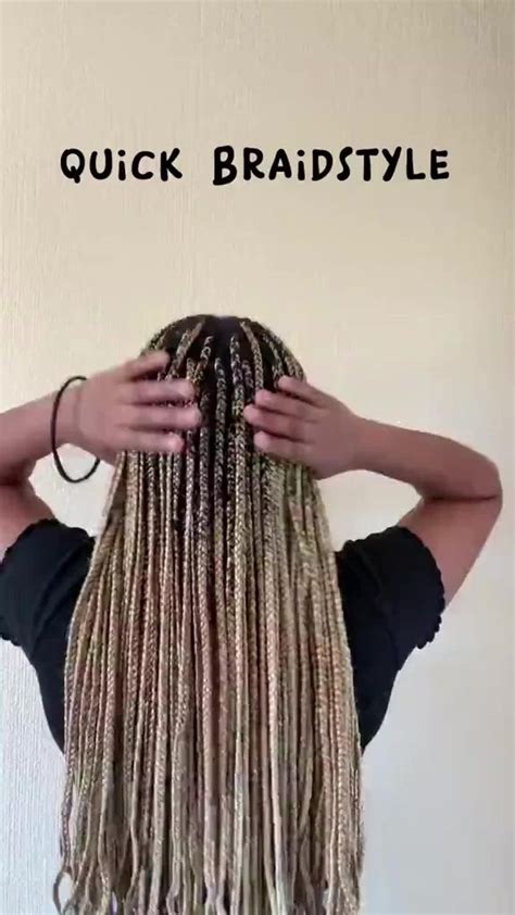 Quick And Easy Way To Style Your Braids With A Claw Clip Credit